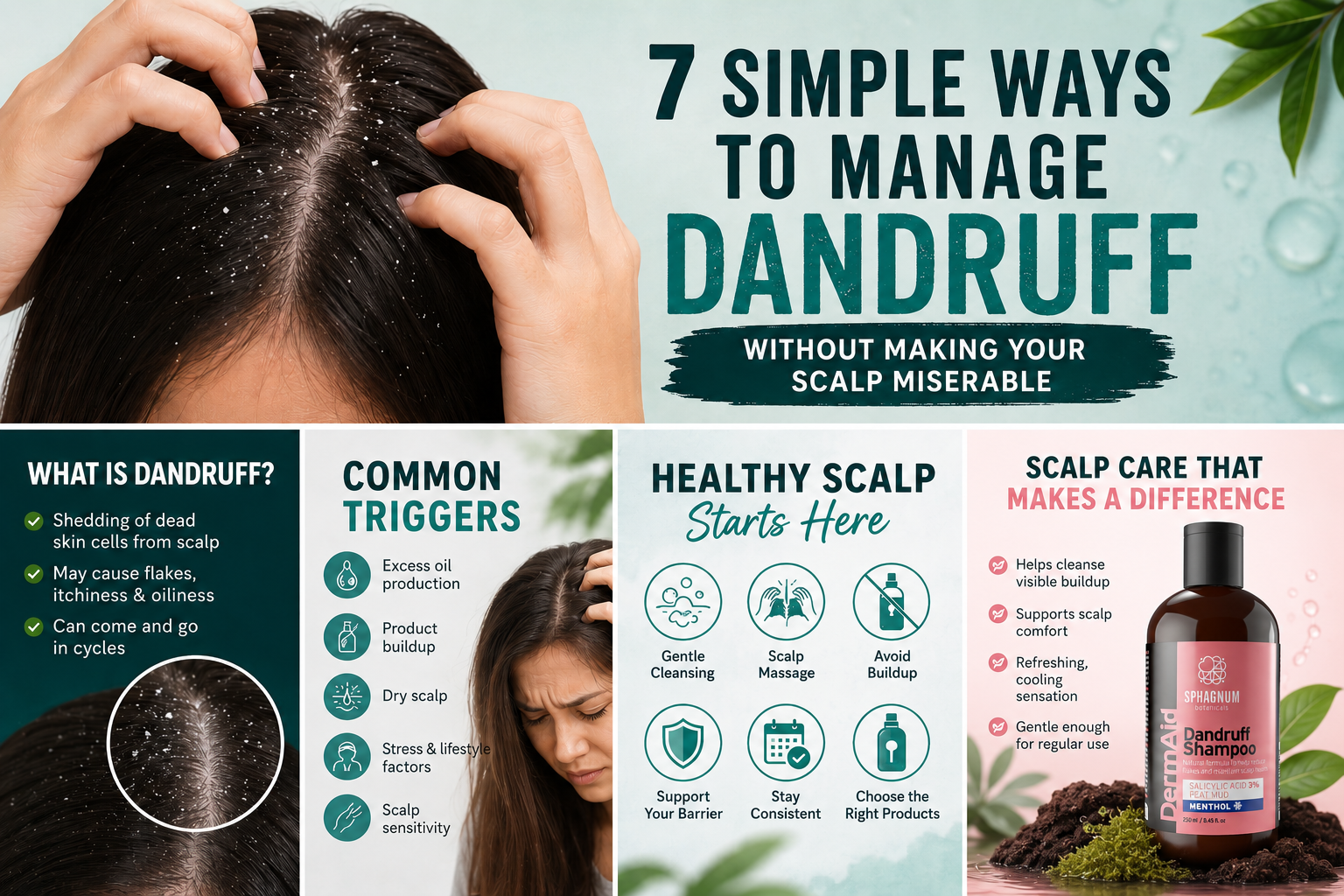 7 Simple Ways to Manage Dandruff Without Making Your Scalp Miserable