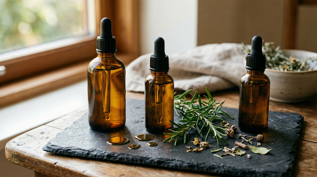 Natural oils for voluminous hair