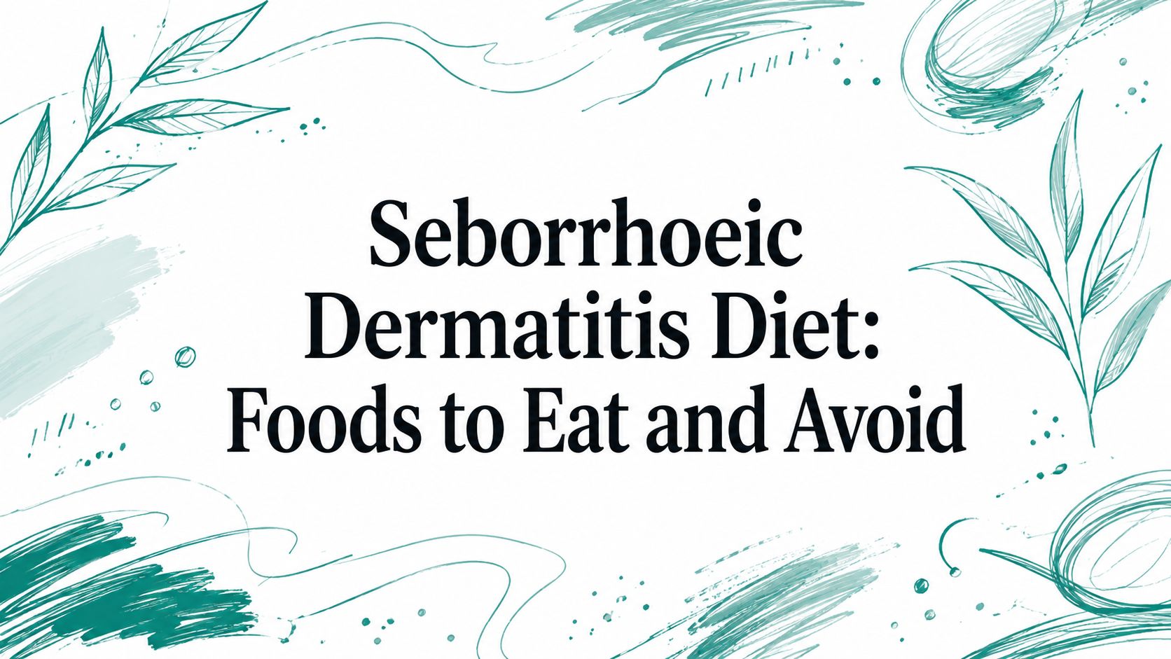 Seborrhoeic Dermatitis Diet: Foods to Eat and Avoid