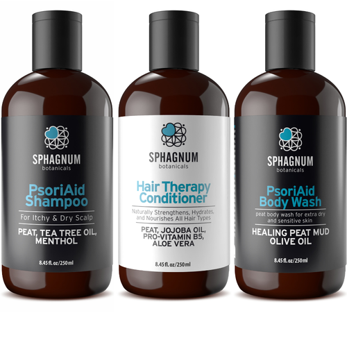 PsoriAid Maintenance Routine 250ml – Shampoo, Conditioner and Body Wash