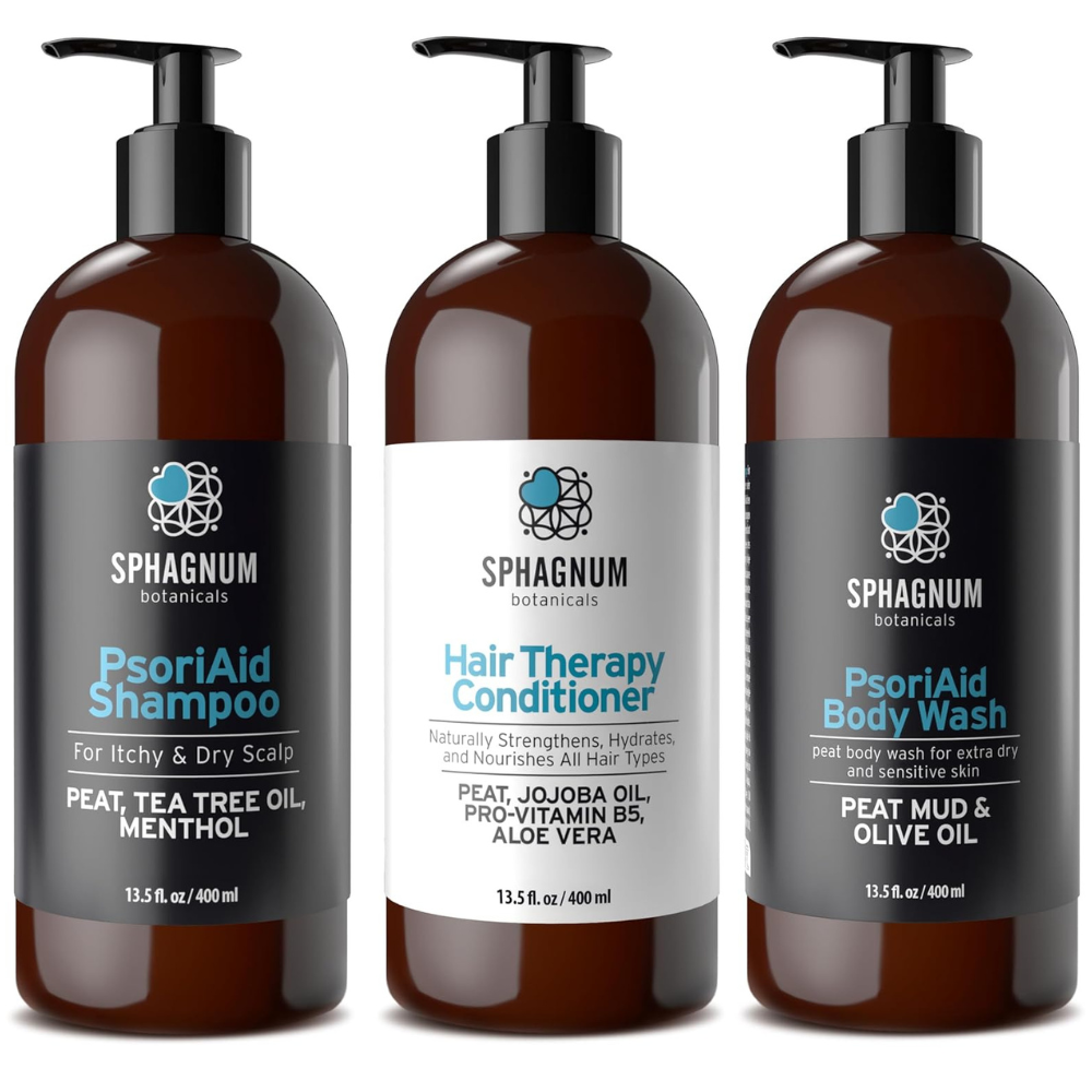 PsoriAid Maintenance Routine 400ml – Shampoo, Conditioner and Body Wash