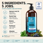PsoriAid+ Shampoo - 5 ingredients, 5 jobs
