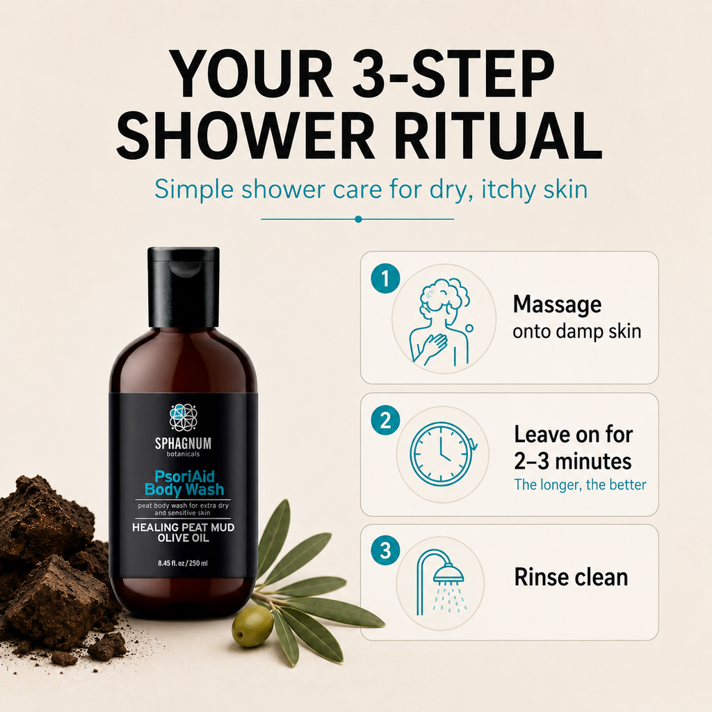 PsoriAid Body Wash - Your 3-step shower ritual