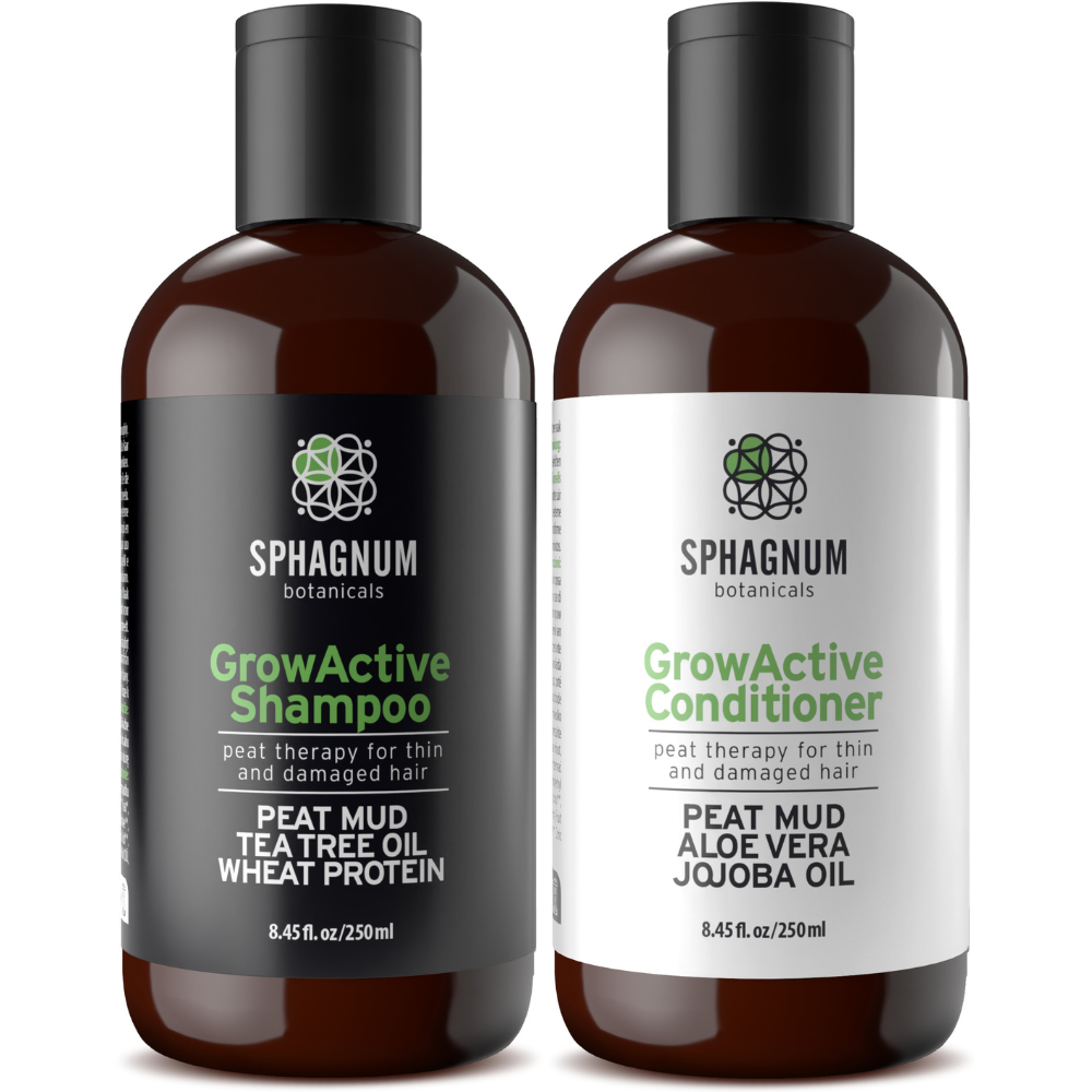 GrowActive Natural Hair Growth Shampoo with Peat Mud