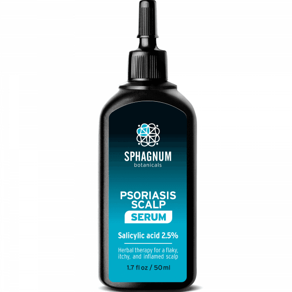 Psoriasis Scalp Serum with Salicylic Acid 2.5 1.7 fl. Oz / 50ml Sphagnum Botanicals